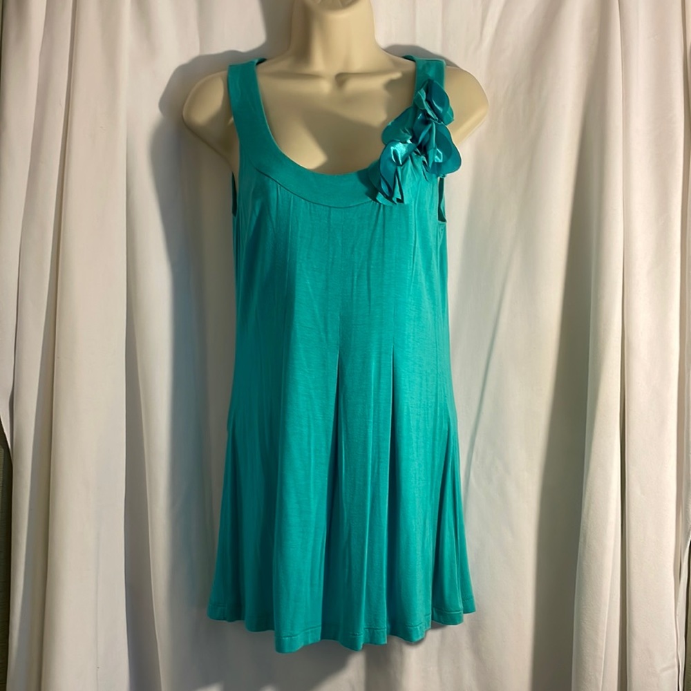 Teal / Turquoise Tank Top, Size Small, Wrapper (Kohls)